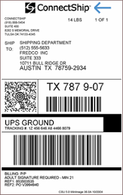 From the begin your shipment page, select ship now and labels print to the ups thermal printer. Custom Documents