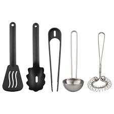 duktig 5 piece toy kitchen utensil set