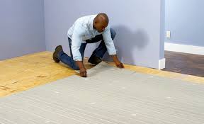 Measure the long portion of the l as one room and the short portion of the l as another room. How To Install Carpet Tiles The Home Depot