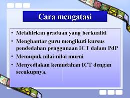 Karena di dalam cerpen ini terkandung nilai tersendiri. Isu Penggunaan Teknologi Dalam Pengajaran Dan Pembelajaran No