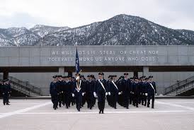 Cadets March On The Terrazzo During A Parade At The U S Air