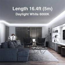5m Dimmable Led Strip Lights Led Vanity Mirror Light Daylight White Led Tape Onforuled Andrew mckinney led strip lighting is applied to the sides of cabinet behind the faceframe. dimmable led strip lights 16 4ft 5m led vanity mirror lights kit 6000k daylight white 300 leds under cabinet lighting strips