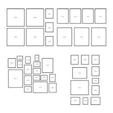 Ikea Matteby Wall Hanging Template Set Of 4 Create A Personal Collage With The Wall Templat Frame Wall Collage Picture Collage Wall Hanging Picture Frames