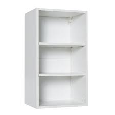 Meuble cuisine gris clair et boisé. Caisson Haut Blanc Cooke Lewis 40 Cm Castorama