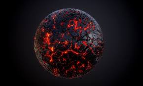 Lava Rock Ground Terrain Seamless Pbr Texture Texture Black Backgrounds Lava Rock Pbr