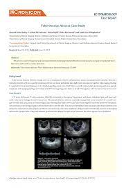 Pdf Ec Gynaecology Case Report Tubo Ovarian Abscess Case Study