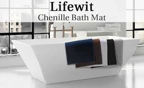 Can get a $5 cash bonus on each order that purchase from 15th to 31st december now!! Lifewit Non Slip Bath Mat Microfibre Chenille Rug For Bathroom Black 80 X 50 Cm Amazon De Kuche Haushalt