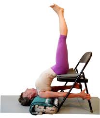 Learn how to a banded standing shoulder press using correct technique. Supported Sarvangasana Shoulder Stand Yoga With Lillah
