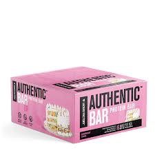 Step 1 birthday cake alternatives: Amazon Com Authentic Bar Birthday Cake Protein Bars Tasty Meal Replacement Energy Bars W 16g Whey Protein Isolate Natural Sugars From Pure Honey Healthy Fat Peanut Butter Foundation 6 Pack