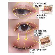 パーフェクトマルチアイズ canmakeを使った口コミ 裸眼テラコッタメイク キャンメイクパー by yちゃん lips makeup fire eyes lips