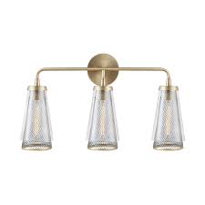 Shop Abbott 3 Light Aged Brass Bath Vanity Fixture Overstock 28546240