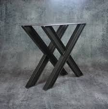 3 I Beam X Table Legs Raw Set Of 2 Tischbeine Stahl Tischbeine Stahl