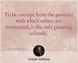 Some people write to please, to soothe, to console. To Be Exempt From The Passions With Which Others Are Tormented Is The Only Pleasing Solitude