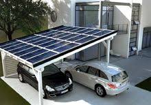Carport With Solar Panels Not Sure If I Would Have This Or A Regular Garage With Solar Roof Tiles Solar Carport Stahlschuppen Carport Holz
