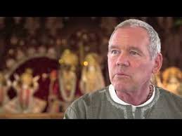 Caru Das, being interviewed in Sri Krishna Temple Spanish Fork Utah