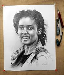 Artist: Michael Amissah Austin Instagram: austinmichaelamissah Commissioned  artwork Pencil and charcoal