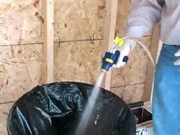 Spray foam is ideal for filling in cracks and crevices, providing great cooling and heating insulation. Spray Foam Insulation Kit Foamseal 600 Diy Youtube