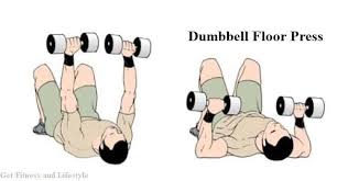 Dumbbell Floor Press Chest And Back Workout Workout Workout Warm Up