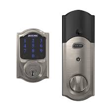 The schlage keypad locks are perfect for use on front doors, garage entry doors, and side and back doors. Schlage Connect Smart Deadbolt