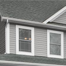 Georgia Pacific Shadow Ridge Vinyl Siding Panel Double 5 Dutch Lap Flint 10 In X 144 In Lowes Com Georgia Pacific Vinyl Siding Vinyl Siding House Siding