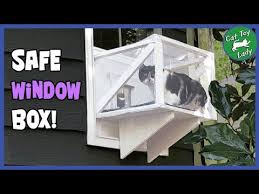 We want our kitties to access their enclosure through a window. How To Build A Cat Window Balcony Catio Great Diy Outdoor Patio Enclosure Youtube