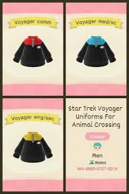 Animal Crossing Designs Star Trek Voyager Animal Crossing Animal Crossing Qr Star Trek Voyager