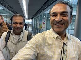 Road warriors At Charles De Gaulle Airport Running into Srikrishna after…