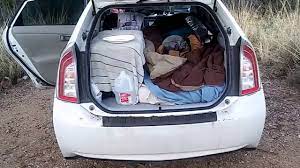 If you are a displaced country boy living in the city, but willing to sacrifice some suspension over an suv to accomplish such patriotic savings, the toyota prius will allow you to car camp or enjoy an. Prius Car Camping For Real Youtube