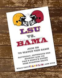 Lsu Vs Alabama Invitation Digital File By Colorsofsummer On Etsy 12 00 Lsu Digital Invitations Invitations