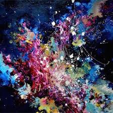Artist With Synesthesia Paints Music As Gorgeous Splashes Of Color Artist Art Abstract Floral Paintings