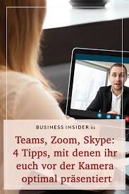 Teams Zoom Skype 4 Tipps Mit Denen Ihr Euch Vor Der Kamera Optimal Prasentiert In 2020 Bewerbungstipps Prasentieren Selfie Kamera