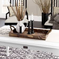 A coffee table is the focus of any living room furniture layout and creates the perfect spot for entertaining. Farmhouse Serving Tray Coffee Tea Tray Table Breakfast Tray Trays Home Living Deshpandefoundationindia Org