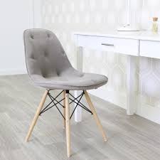 Walker Edison Furniture Company Eames Style Grey Dining Chair Set Of 2 Hdh18ugy The Home Depot Eames Dining Chair Dining Chairs Gray Dining Chairs
