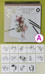 To begin this watercolor lesson watch the video, and then print the coloring book using the to button on the left. Meinmangashop Coloring Book 24 Artists Watercolor Crayons Metal Packaging