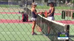 Delanie Dunkle defeats sister, Peyton Dunkle, for CIF-CS individual tennis  title