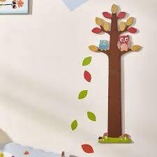 Details About Kids Childrens Enchanted Woodland Tree Owls Growth Chart New