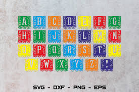Banner svg banner svg banners modern ribbon decoration decorative background template color red element vector banner beautiful contemporary we are creating many vector designs in our studio (bsgstudio). Alphabet Papel Picado Svg Papel Picado Banner Numbers Svg 831460 Cut Files Design Bundles