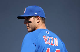 Rizzo ending talks with cubs to focus on season. Chicago Cubs Anthony Rizzo On Pace To Own Mlb Record