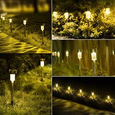 Properly placing solar led light fixtures. Solar Lights Outdoor 24pack Solar Pathway Lights Outdoor Waterproof Led Landscape Garden Lights Solar Powered Outdoor Lights Solar Garden Lights For Pathway Walkway Patio Yard Driveway Walmart Canada