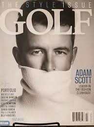 Golf Feb 2018 Adam Scott Leader In The Fashion Clubhouse FREE SHIPPING mc01 