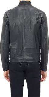 Theory Perforated Leather Jacket At Barneyswarehouse Com Leather Jacket Perforated Leather Jackets