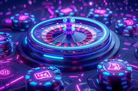 Futuristic casino roulette in neon lights with cyberpunk aesthetic 3d  illustration of advanced | Premium AI-generated image