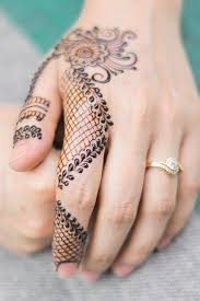 Brides often get mehndi designs applied to their bodies during their sangeet, a prewedding ceremony that also includes dancing and singing.henna tattoos are already common in india and throughout the middle east, and their popularity continues to rise in the united states. Modern Mehndi Henna Wedding Tattoos Mehndi Designs For Fingers Mehndi Designs For Hands Back Hand Mehndi Designs