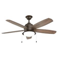 There is nothing new in combination of fan and light but the manner of design that what plays a decisive role while selecting a proper item. Home Decorators Collection Ackerly 52 In Integrated Led Indoor Outdoor Bronze Ceiling Fan With Light Kit 59214 The Home Depot