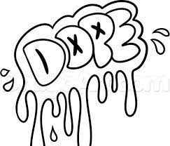 Before drawing out your letters, you need to decide how you want the letters to flow on the page. Drawing Simple Cool Easy Graffiti Drawings