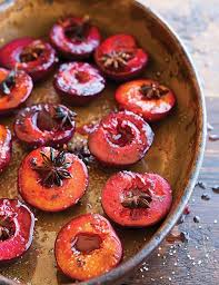 Roasted Plums Recipe Plum Recipes Recipes Dessert Dishes