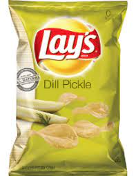 Lay S Dill Pickle Flavored Potato Chips Patatine
