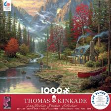 Ceaco thomas kinkade dc collection women of dc jigsaw puzzle, 1000 pieces. Assorted Thomas Kinkade 1 000 Piece Jigsaw Puzzle Michaels
