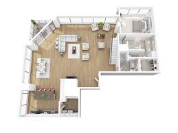 One And Two Bedroom Apts In Downtown Los Angeles Ca Floor Plans Watermarke Tower Sims House Plans Apartment Floor Plans Small Apartment Layout