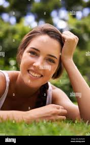 Attractive grass lawn hi-res stock photography and images